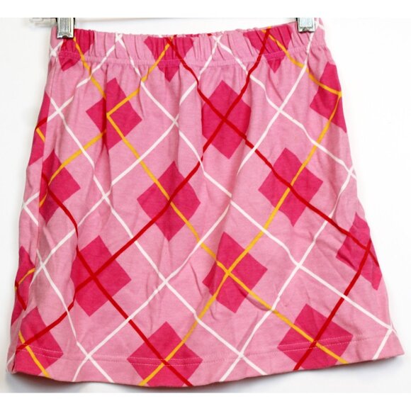 Kelly's Kids 3pc girls Outfit Set Pink Argyle Jacket Skirt Pants sz M 7/8 Play - Picture 3 of 11